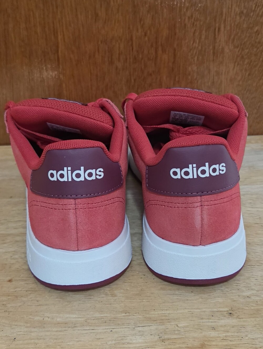 Adidas Grand Court 00s Red Low Casual Sneaker Unisex Youth Size 6/ JQ5654 NWB - Picture 6 of 12
